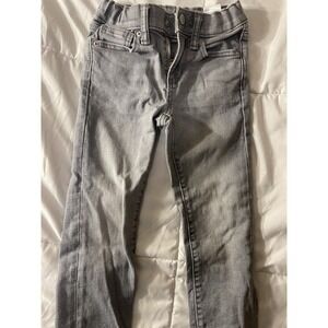 Old Navy Grey Jeans SZ 5 Boys 360 Stretch Karate Slim Light Wash Youth Pants